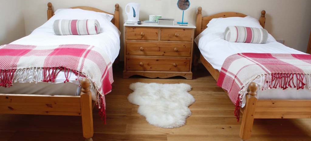 An example of four of the twin rooms