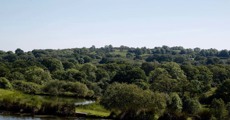 View from the lakes across the Kingcombe valley